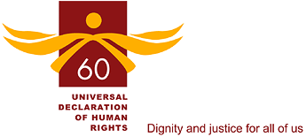 国連による世界人権宣言60周年ロゴマーク